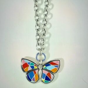 🆕🦋Brighton Colormix Butterfly Ring Necklace Style. NWT